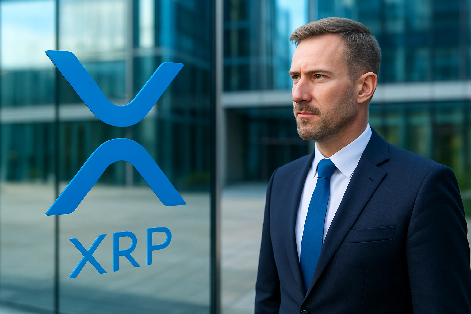 Realistisch redactioneel AI-beeld bij Ripple-nieuws: SEC: Evernorth en Armada Acquisition Corp. II sluiten business combination agreement